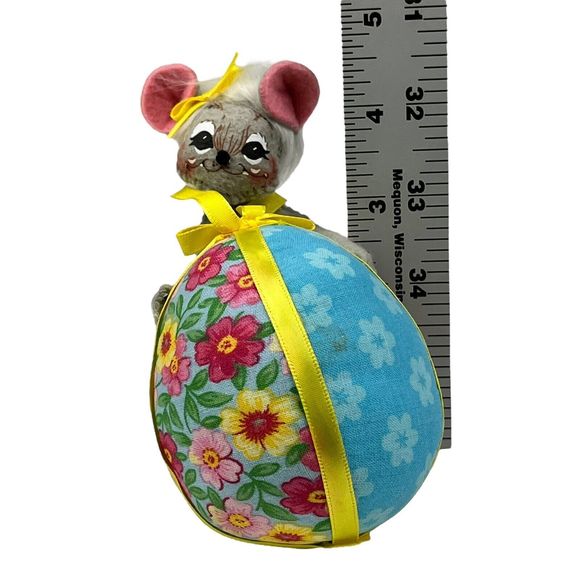 Annalee Doll Easter Mouse Egg Flower Spring Floral Gift Home Decor 2013 - Picture 7 of 7
